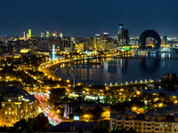 Baku at night