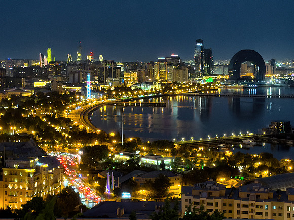 Baku at night