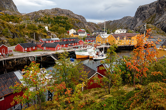 Lofoten fishing village