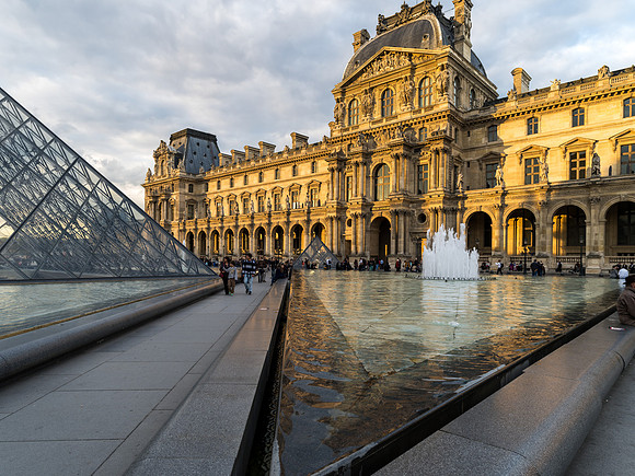 The Louvre detail