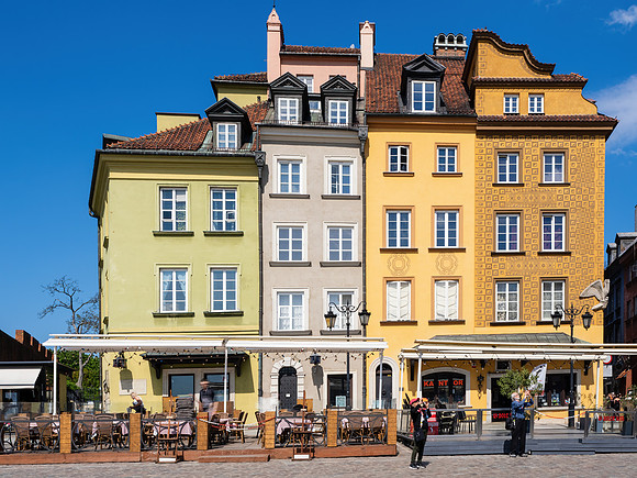 Warsaw rebuilt Old Town