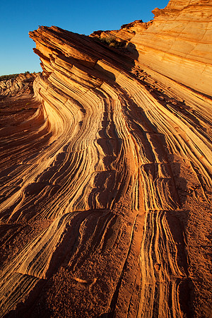 Waterholes Canyon's Golden Wall