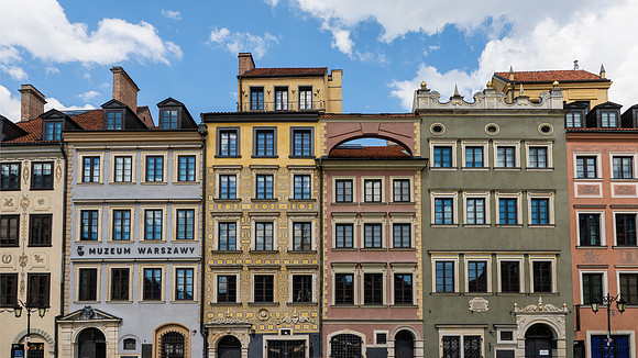 Warsaw rebuilt Old Town