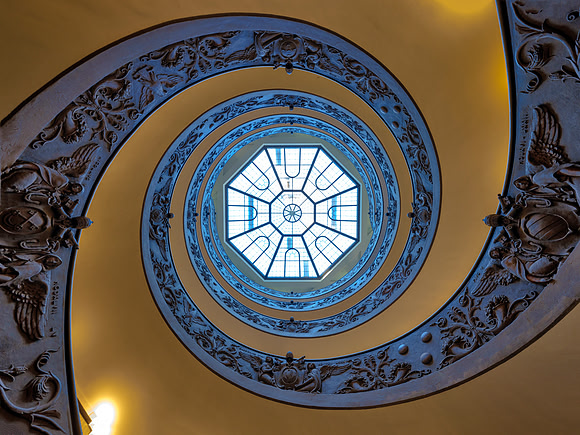 Vatican Staircase Up