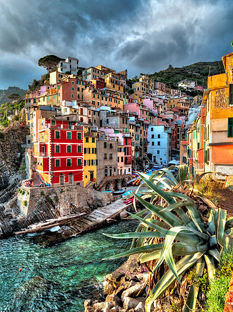 Riomaggiore in Storm