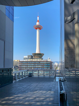 Kyoto Tower from Kyoto Station