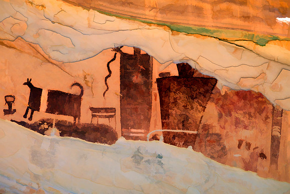 Temple Mountain Pictographs